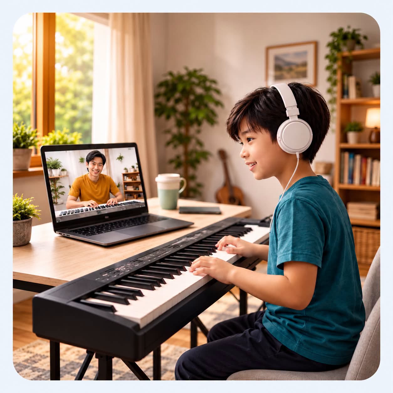 🎹 อยู่ที่ไหนก็เรียนดนตรีกับ MelodyPlus ได้! 🎶